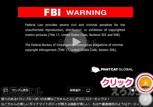 Hey動画月額見放題プランで動画をダウンロードする手順7